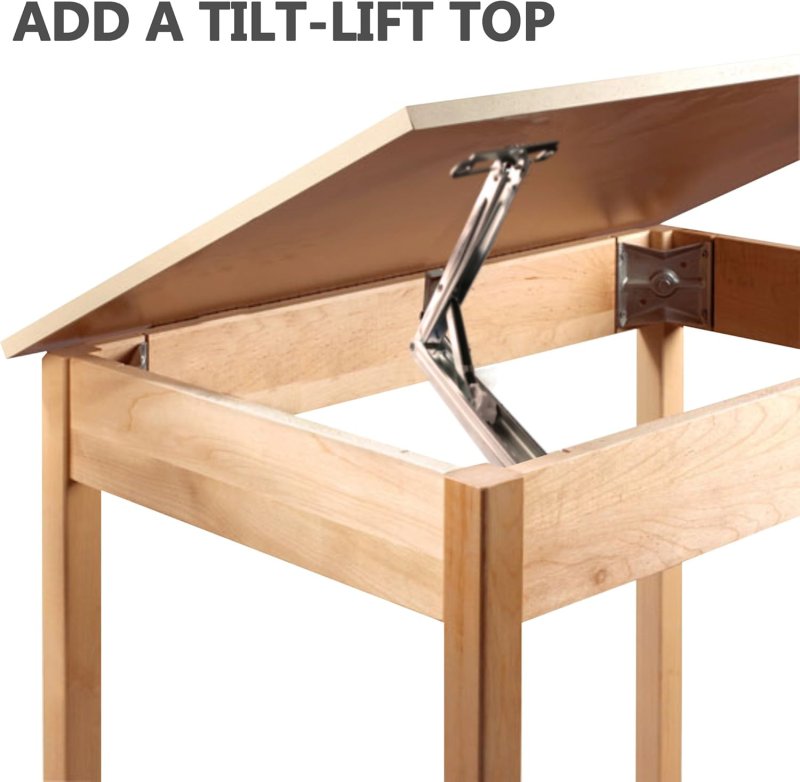 Mechanism for a folding table