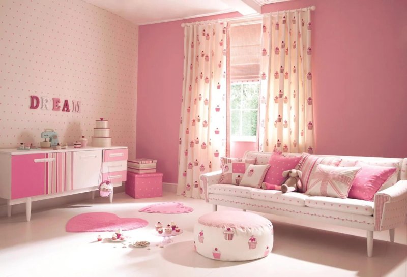 Pink room for girls