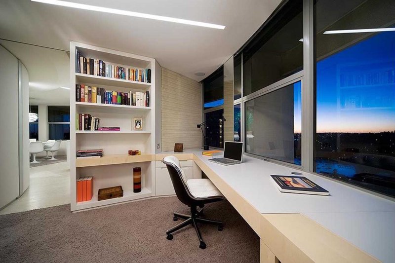 Modern office in the house