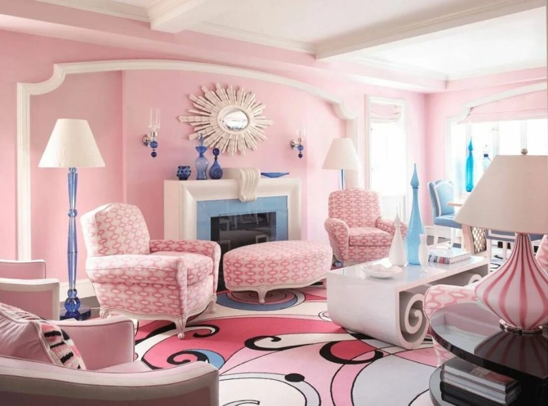 Pink interior