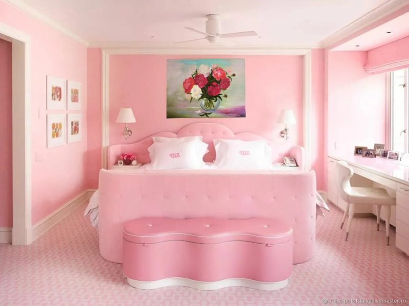 Pink room for girls