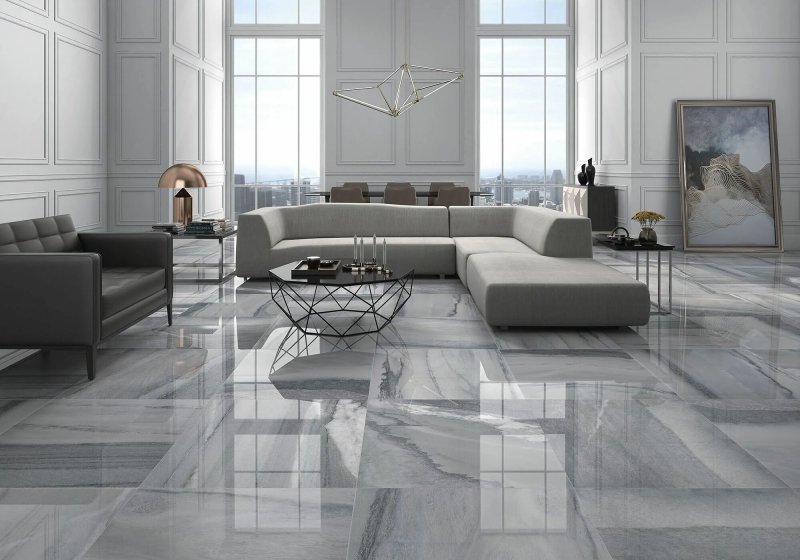 Porcelain tiles onyx gray