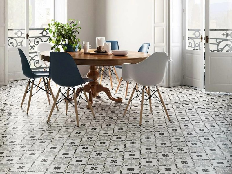 Tiles DVOMO Timeless Borneo Grey 45x45 floor