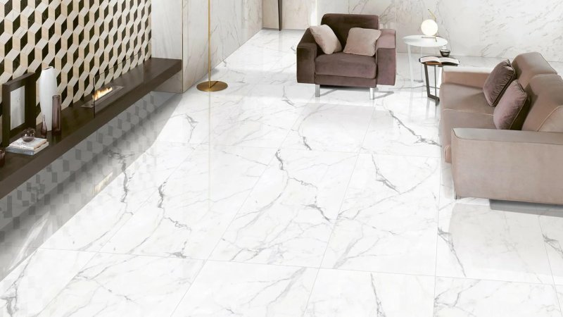 Marble porcelain border