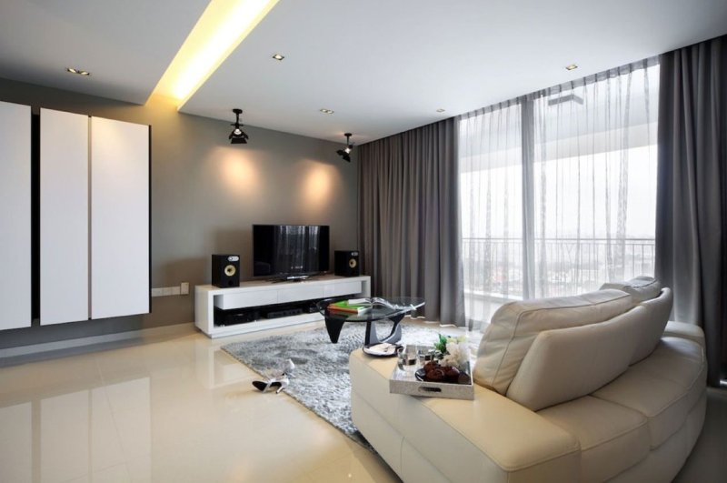 Living room in modern style