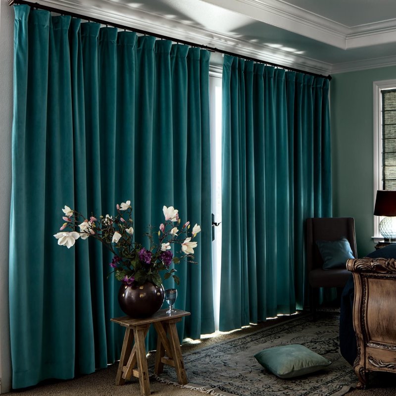 Curtains Blackout emerald