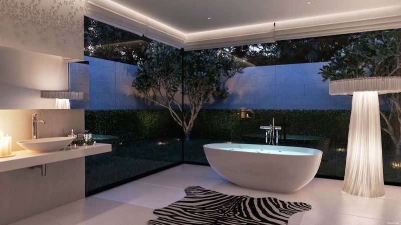 Bathroom in a modern style