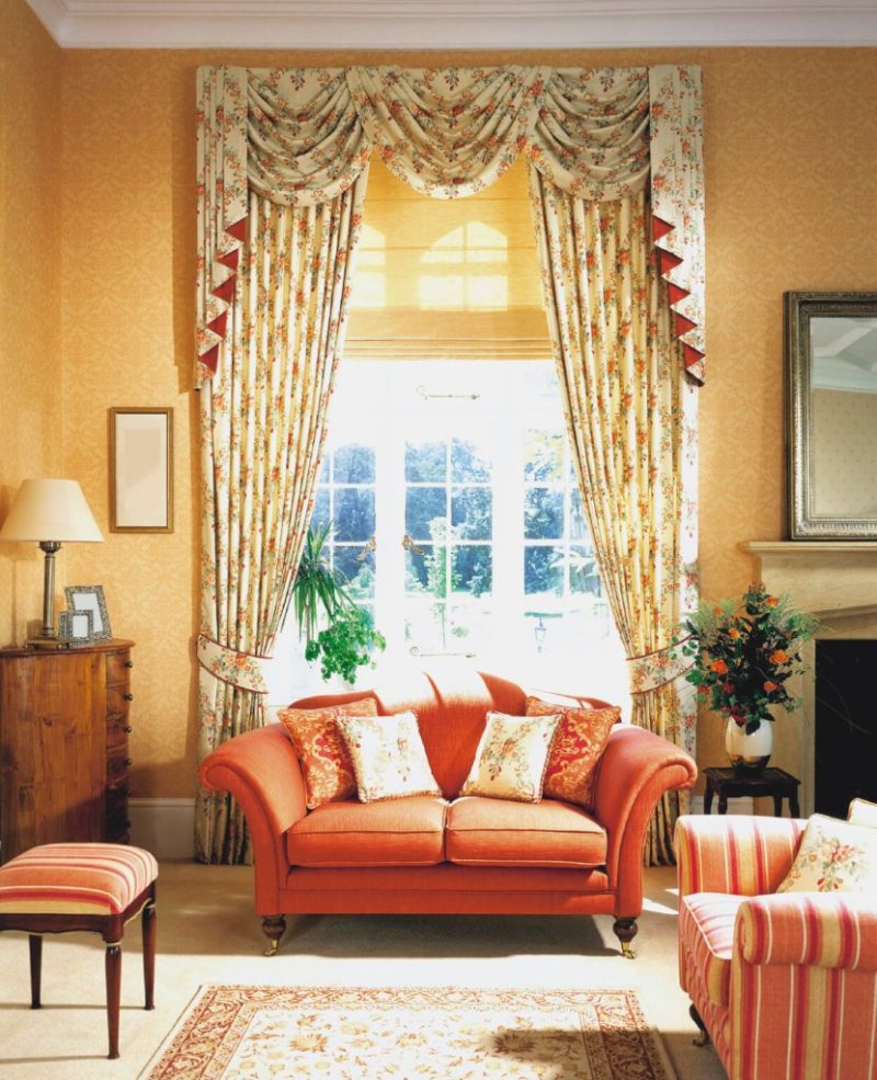 Eclectic style curtains