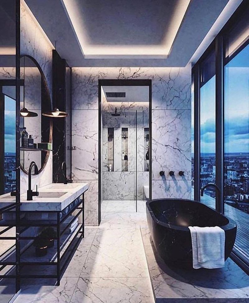 Stylish bathrooms