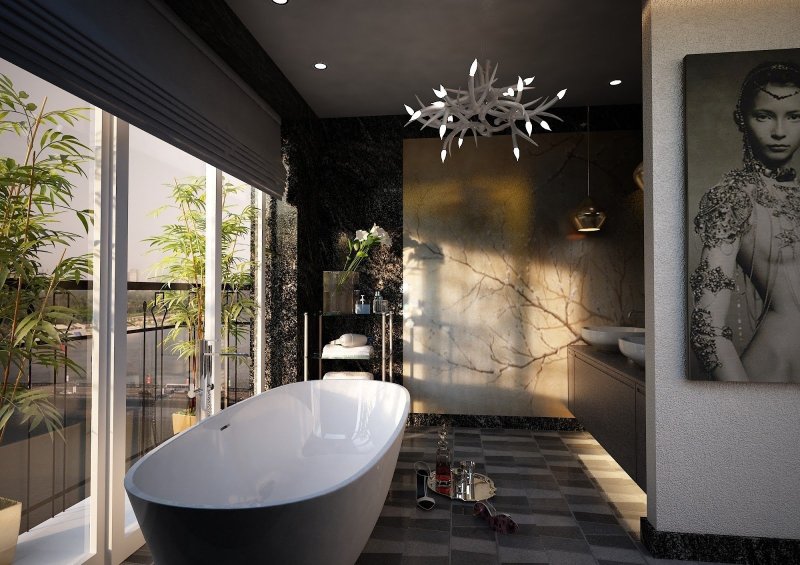 Bathroom in a modern style