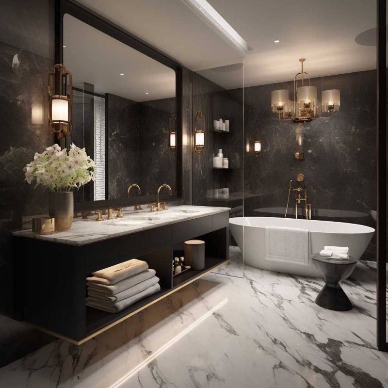 Modern bathroom design