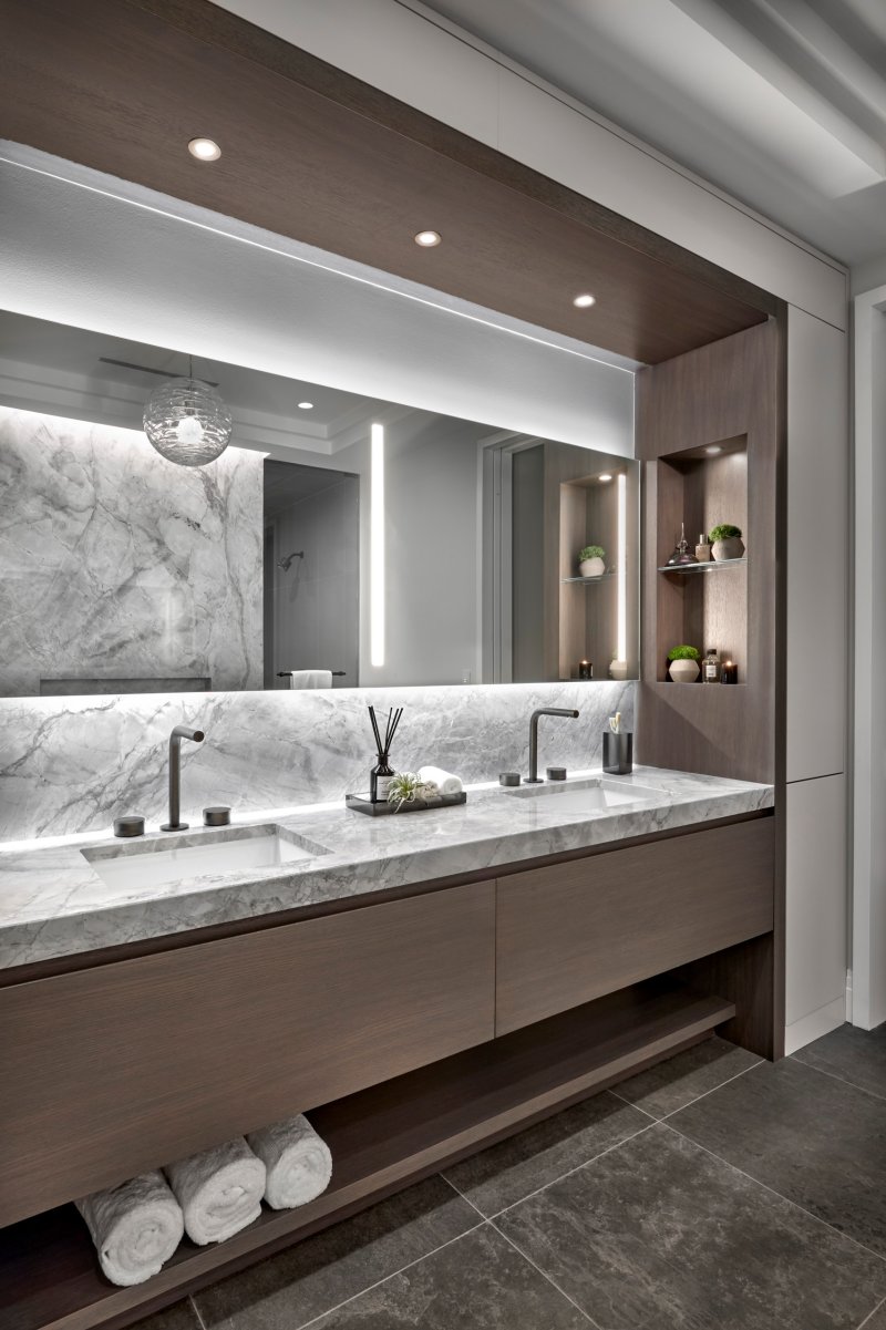 Bathroom in modern style