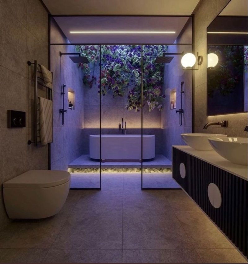 Modern bathroom design