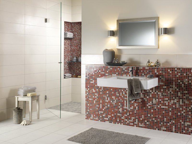 Bathroom mosaic tile