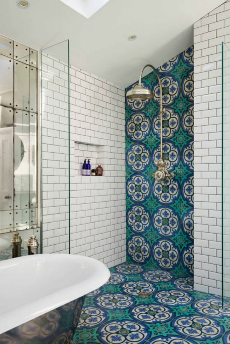 Moroccan bathroom tiles