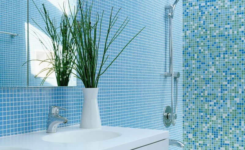 Bathroom mosaic tile