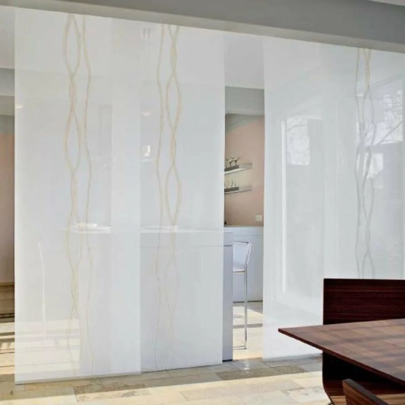 Glass interior partition