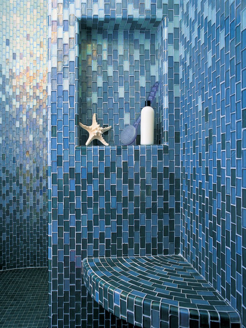 Mosaic in the bathroom