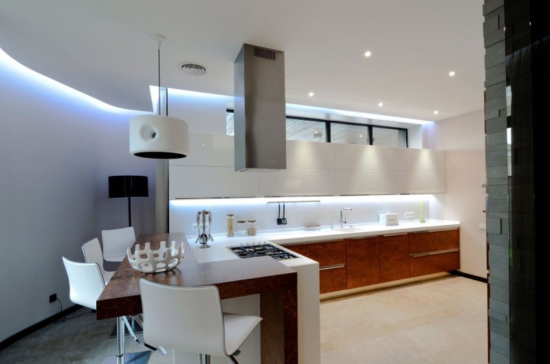 Kitchen design in a modern style