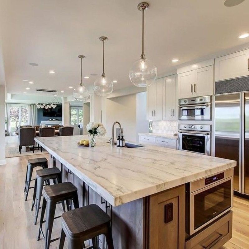 Kitchen with island design