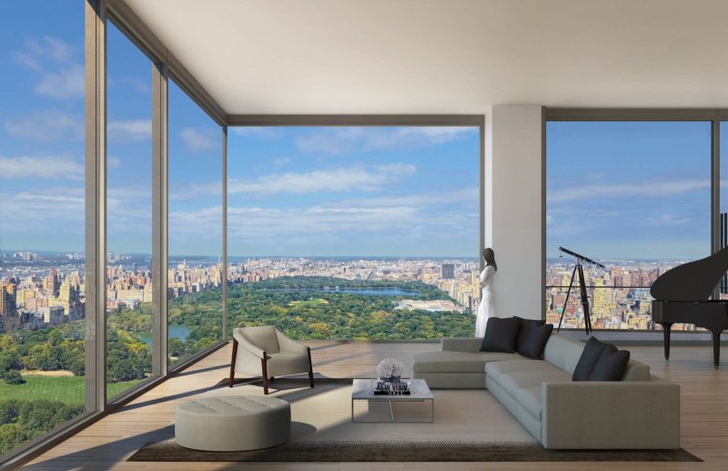 Penthouse in New York overlooking the Central Park