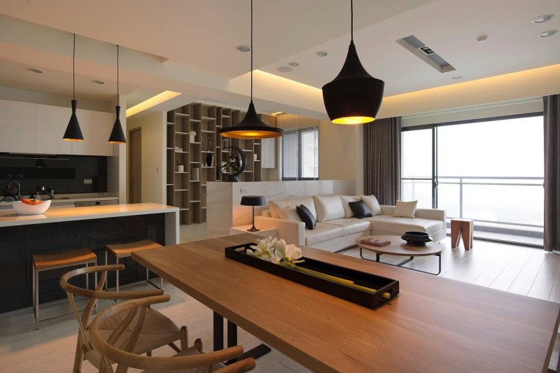 Interior design in a modern style