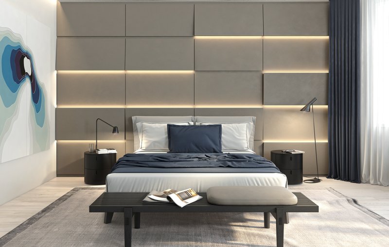 Stylish modern bedroom