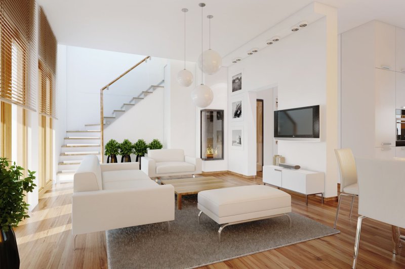 Modern white interior