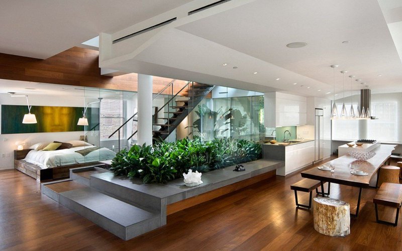 Minimalism and eco -style in the interior