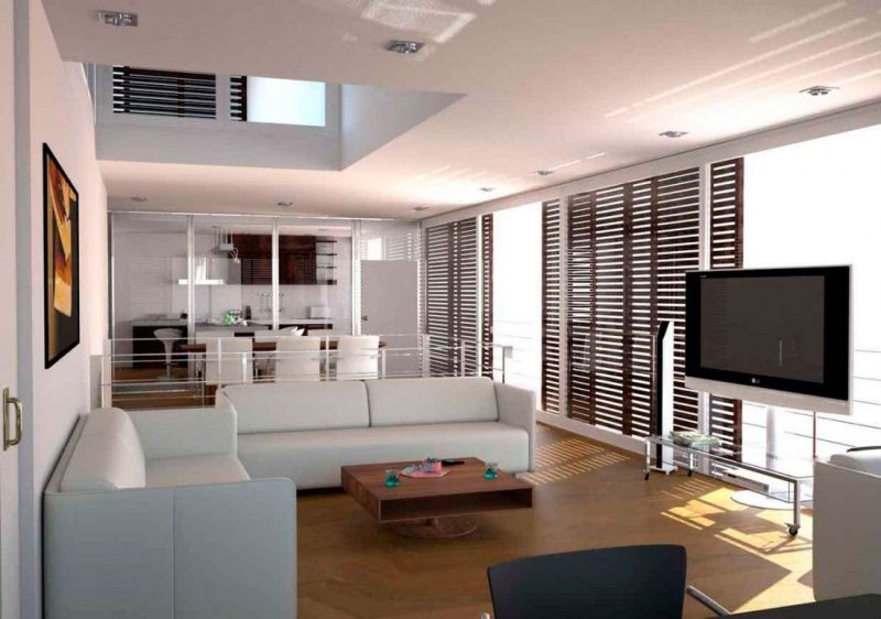 The interior of apartments in a modern style