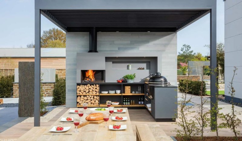 Barbecue in a modern style