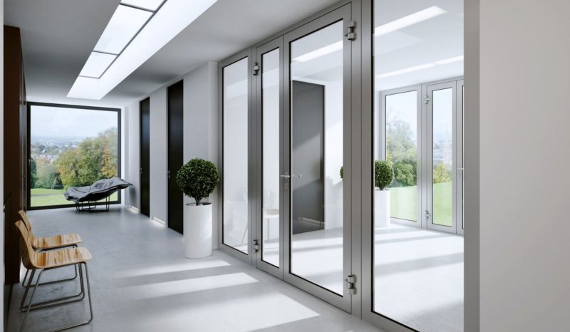 Aluminum sliding doors