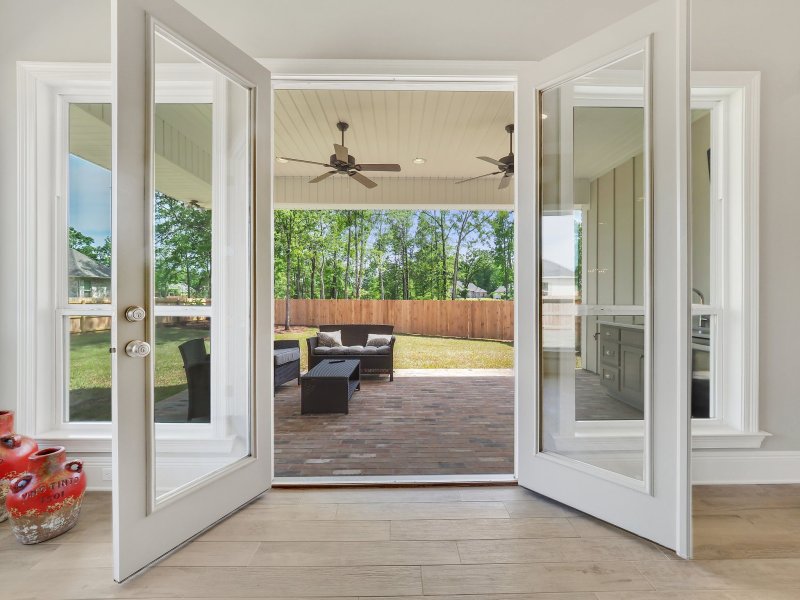 Doors to the terrace