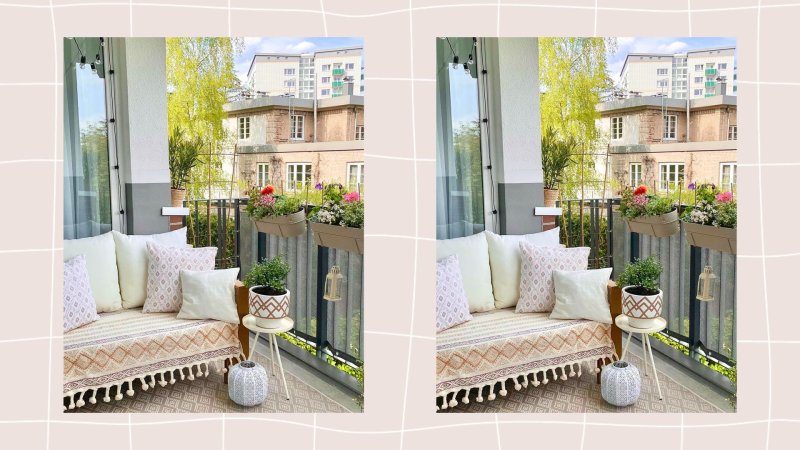 Cozy small balcony