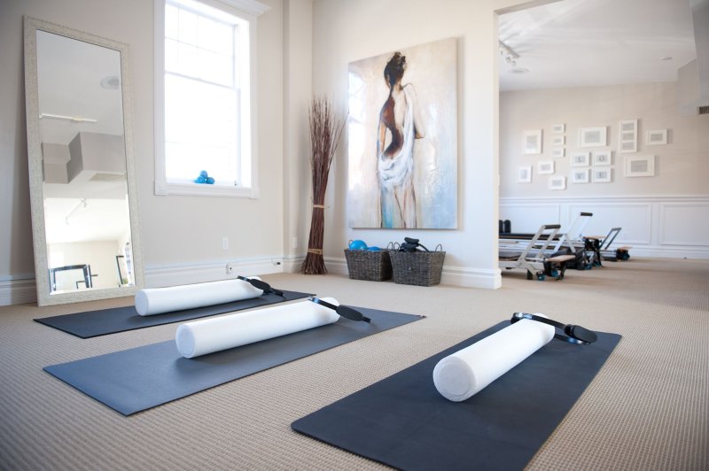 The design of the studio yoga