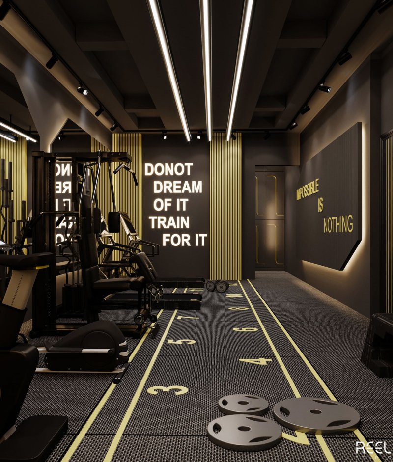 The design of the gym