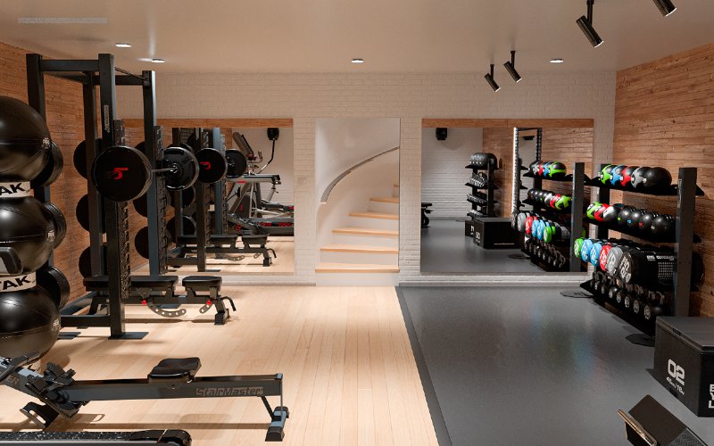 The design of the gym