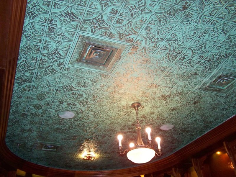 Tile ceiling