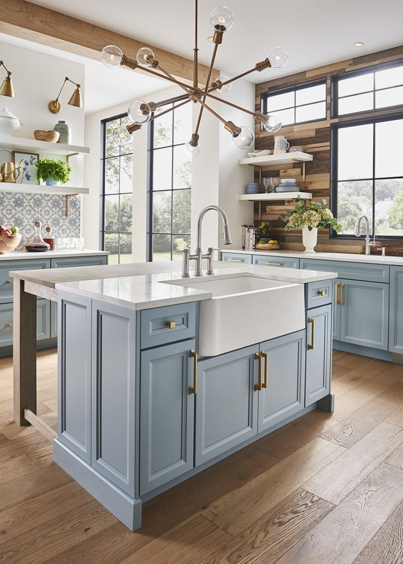 Kitchen country Provence Neoclassica Blue