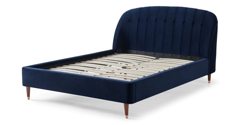 Cheron's bed Velvet Blue