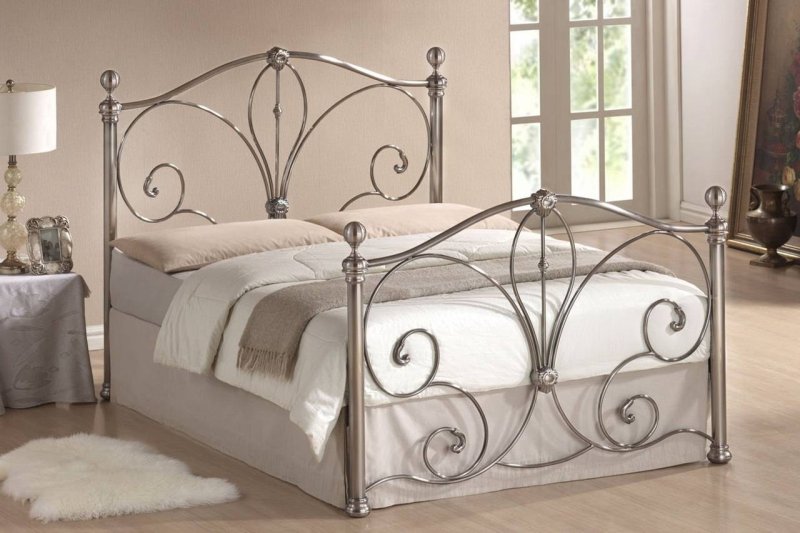 Ascona bed metallic double