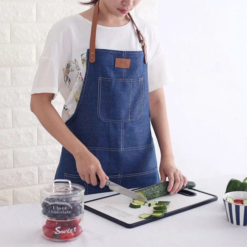 Denim apron