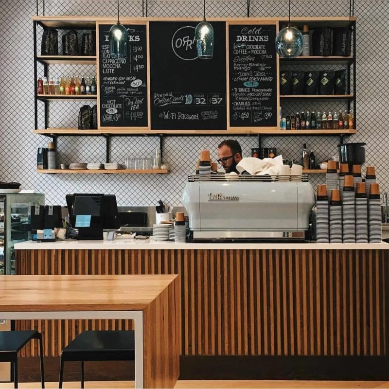 Coffee shop interior