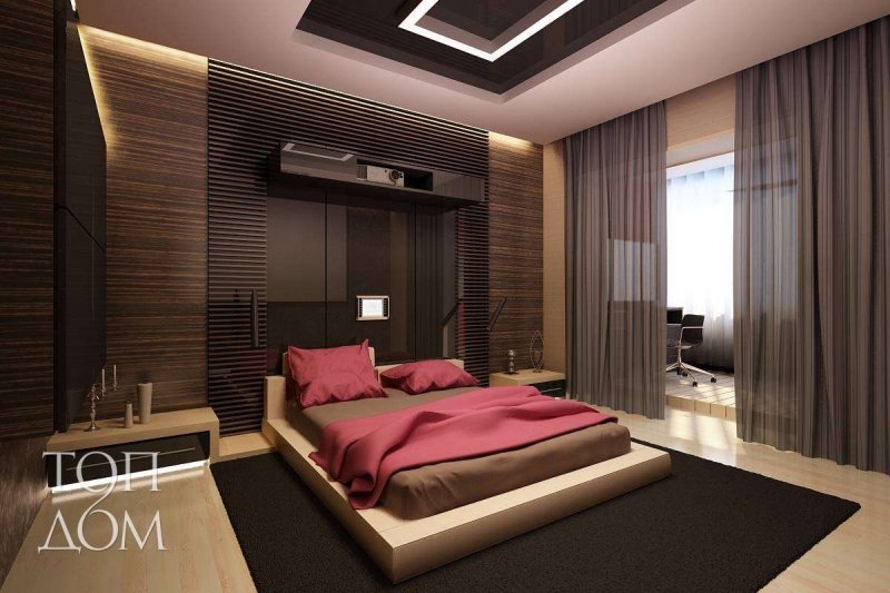 Bedrooms in modern style