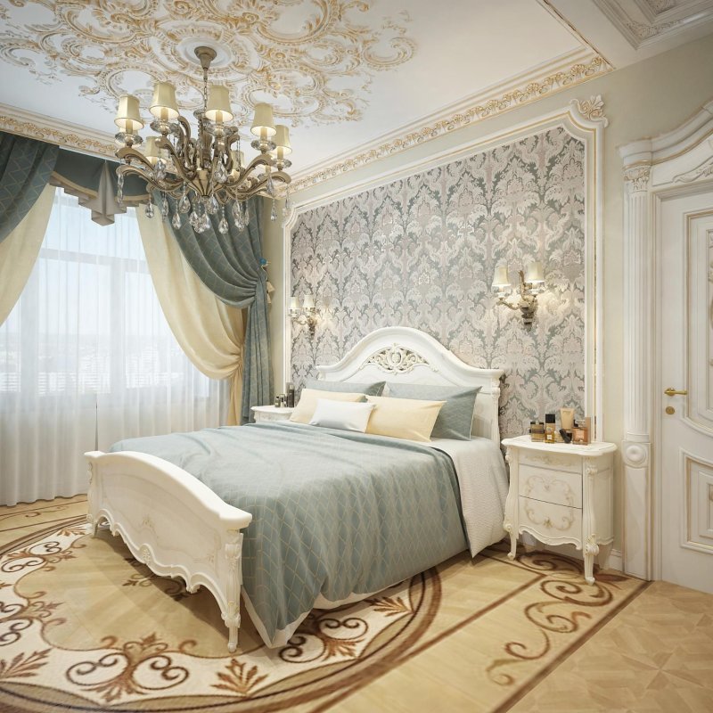 Empire Baroque -style bedroom