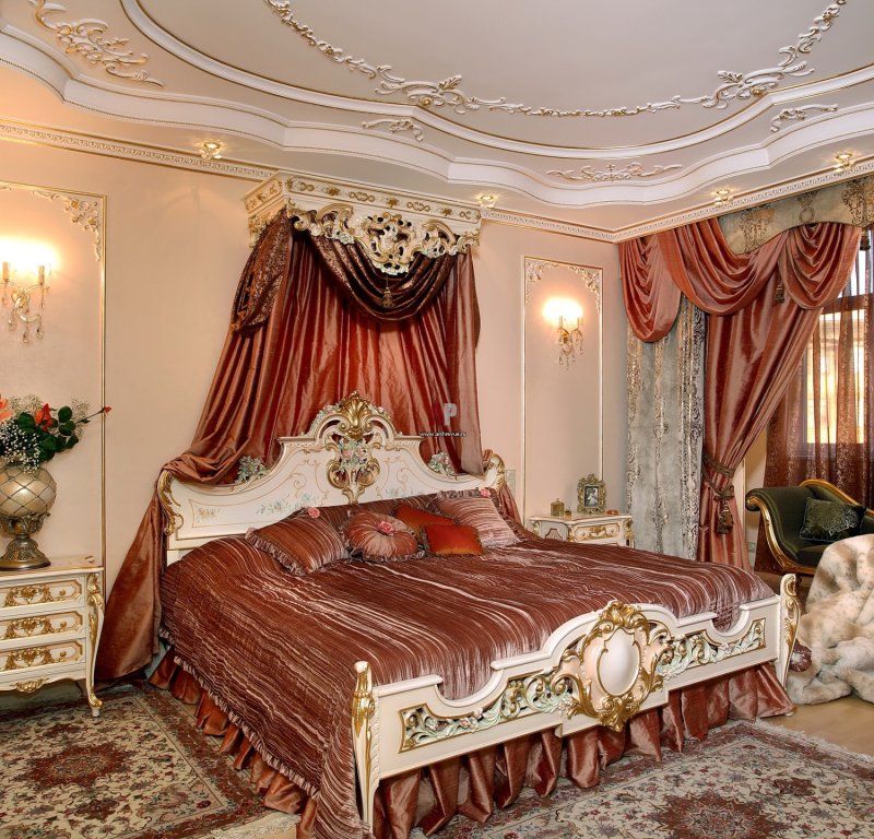 Rococo Baroque bedroom