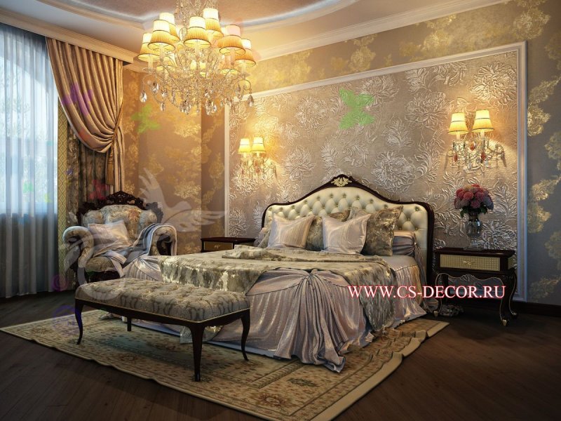 Baroque style bedroom