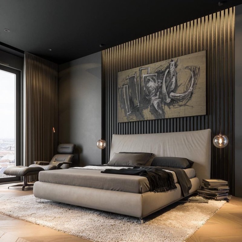 Bedrooms in modern style