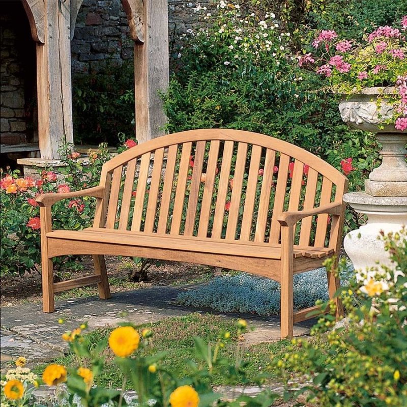 A garden bench