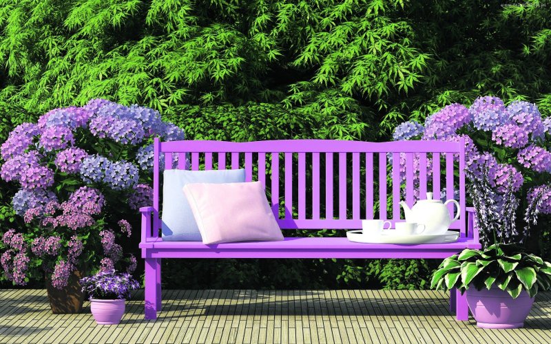 Garden bench